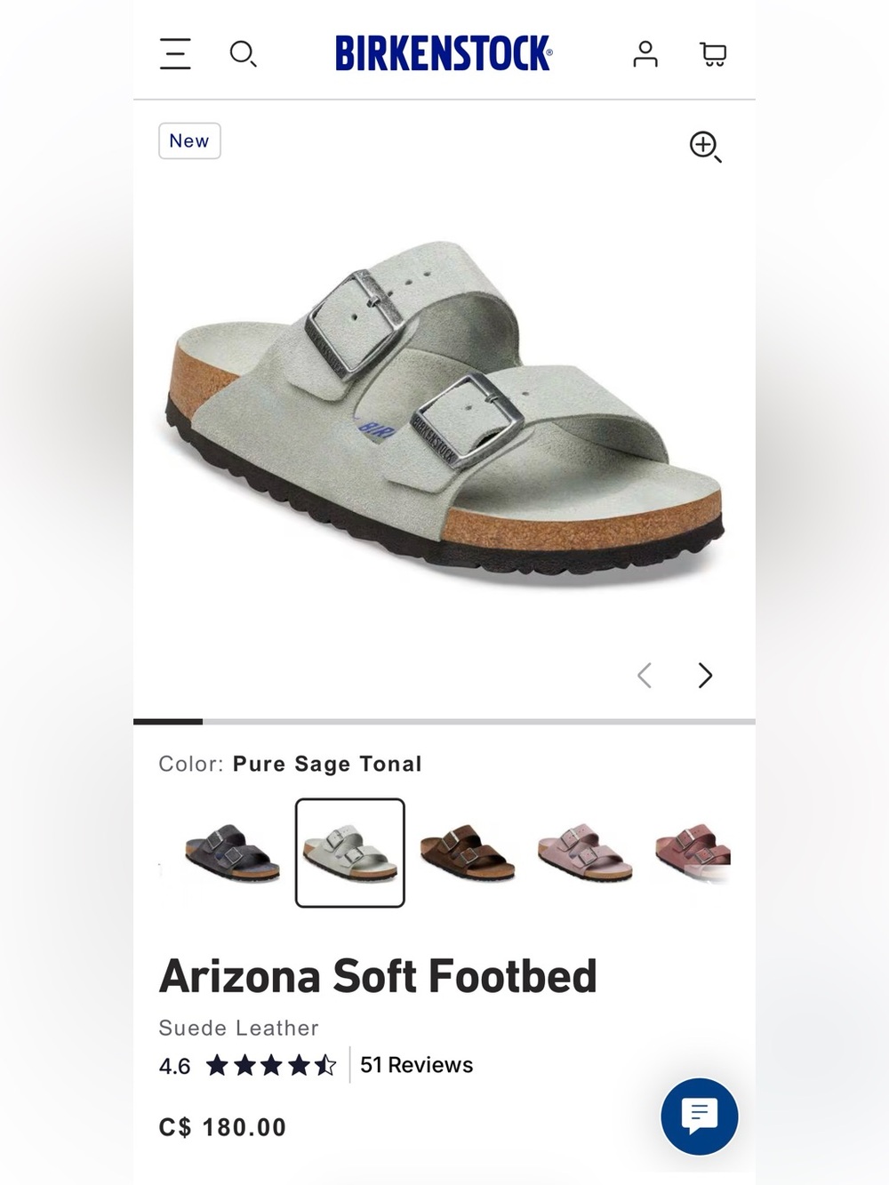 BIRKENSTOCK Arizona Soft Bed Sandals